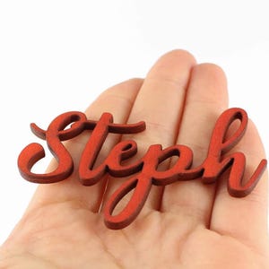 Laser Cut Birch Plywood Place Cards – Personalized Wedding and Event Decor