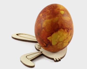 Personalized Plywood Easter Egg Holder: Bunny Decor