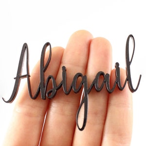 Cartes noires de place de mariage | Cartes de lieu de mariage | Décor de table de mariage | Placez les cartes | Cartes de place acryliques noires | Cartes de place acryliques