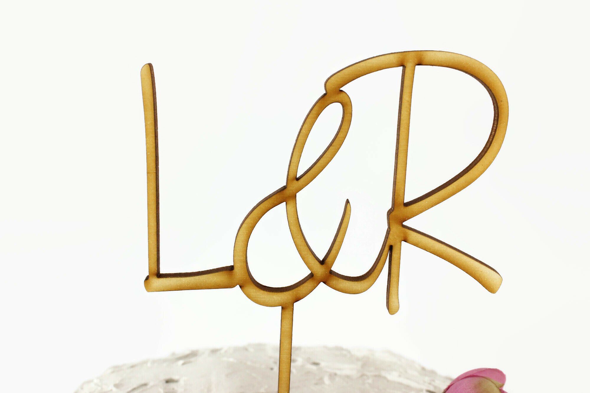 Personalized Initials Cake Topper Initial Cake Topper Cake Etsy