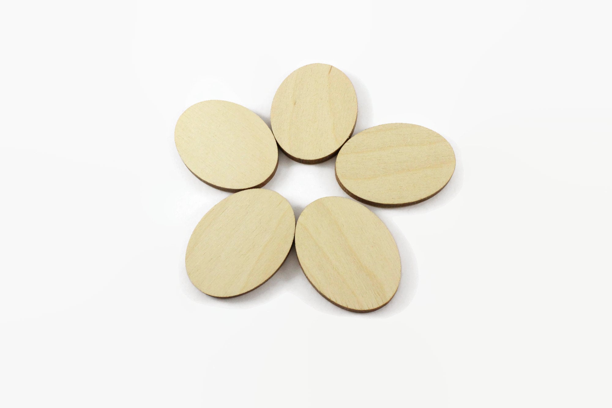 Wooden Ovals. Plywood Shape Oval. Wood Shapes Cutout. Etsy