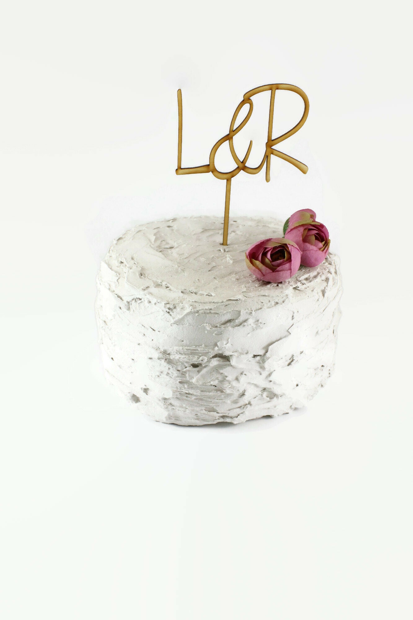 Personalized Initials Cake Topper Initial Cake Topper Cake Etsy