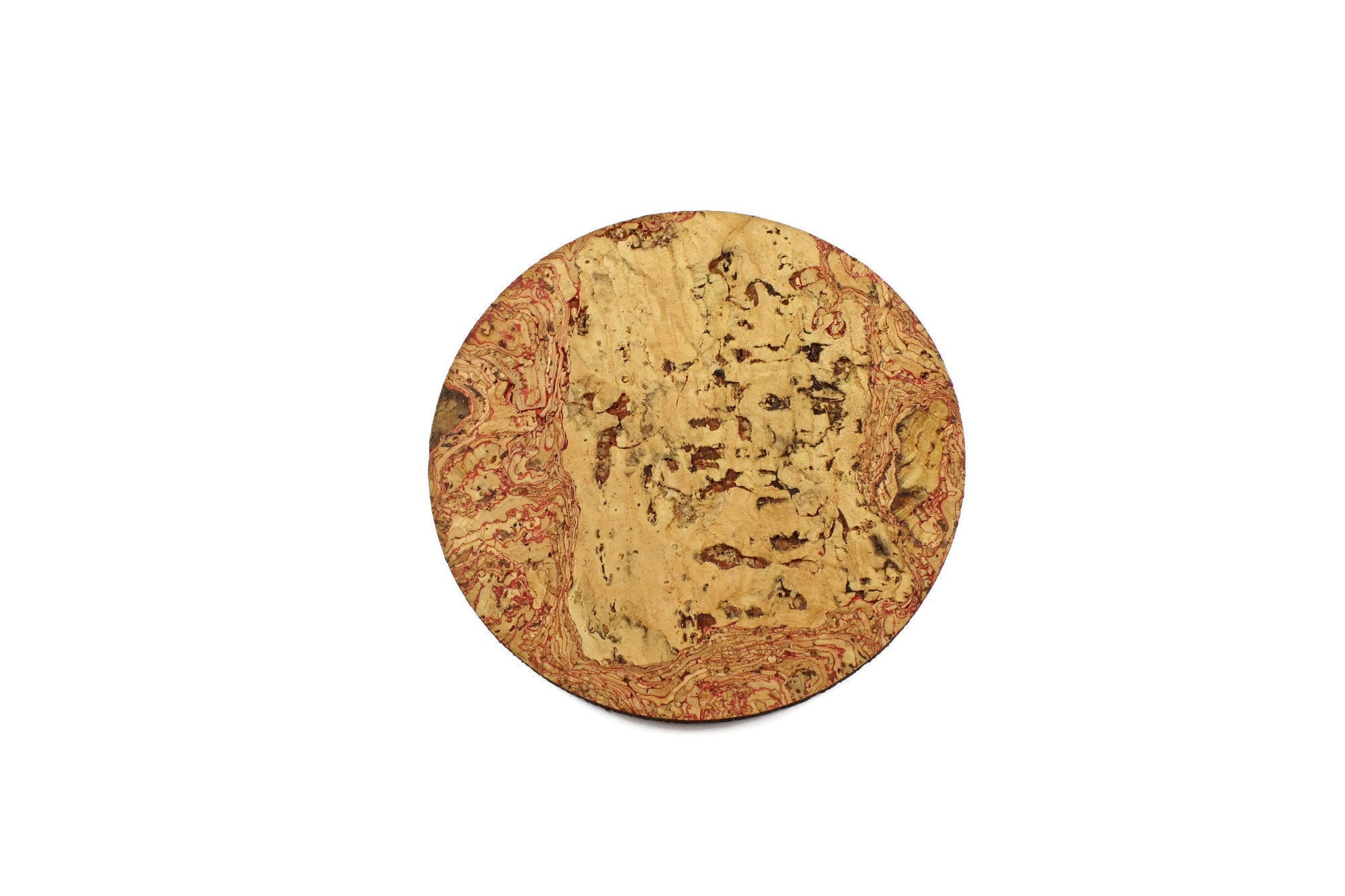 Pack of 5 Round Cork Coasters. Cork Coasters. Drink Coasters. Etsy UK