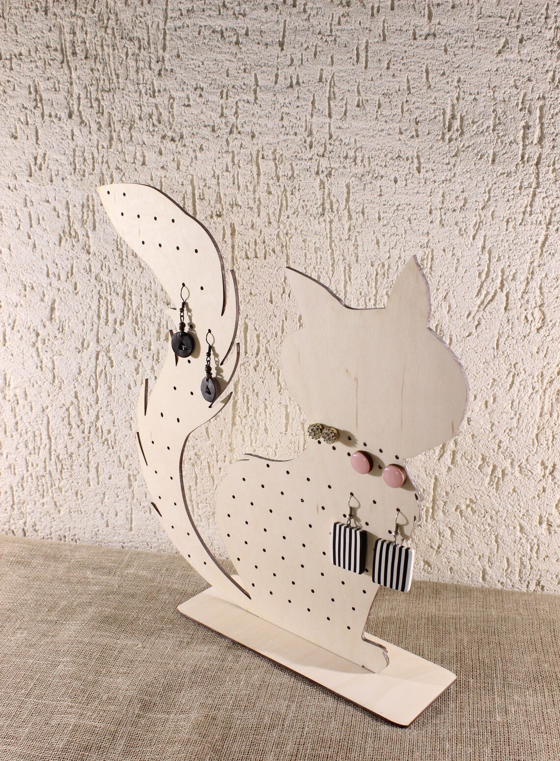 Cat Jewelry Stand Jewelry Organizer Earring Holder Etsy