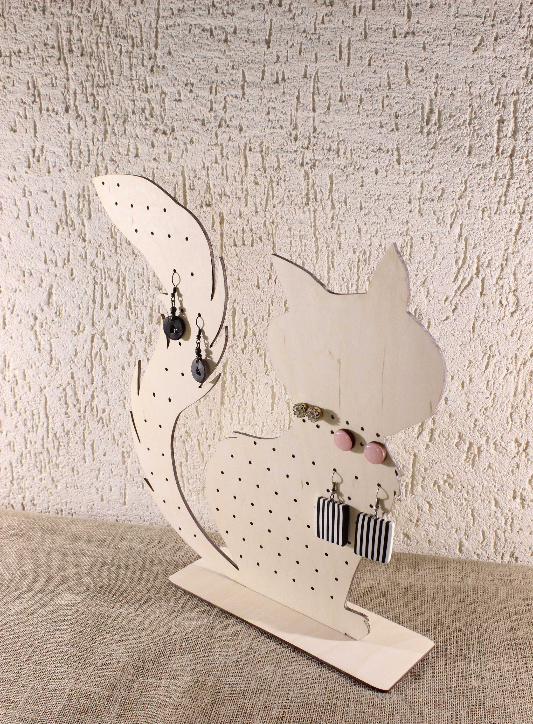 Cat Jewelry Stand Jewelry Organizer Earring Holder Etsy