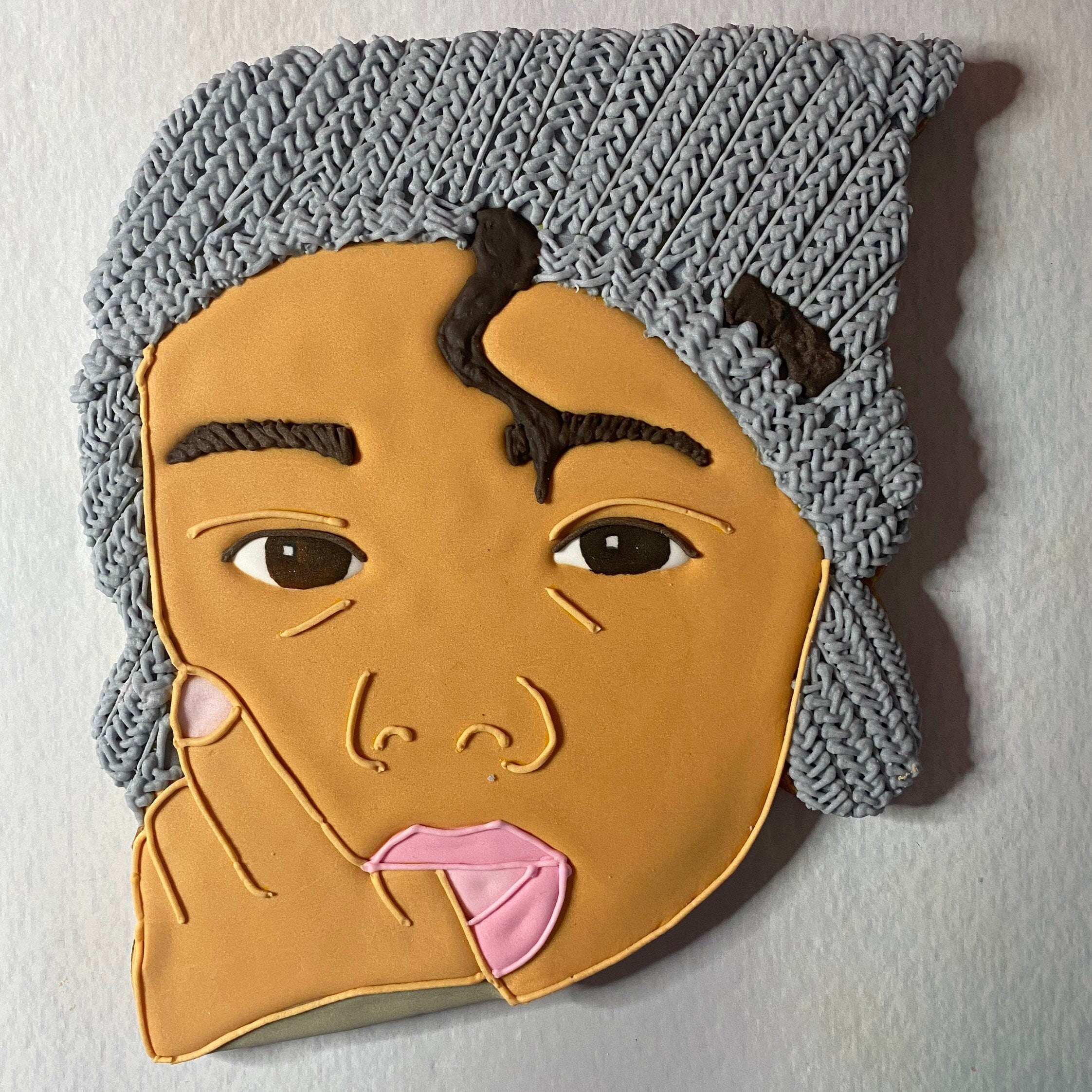 Custom Face Biscuit Custom Face Cookie Turn Your Face Into Etsy