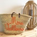 Customizable straw basket, wicker bag, large model 