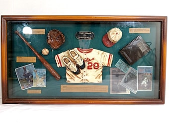The History of Baseball Large Display Case Shadowbox - Etsy