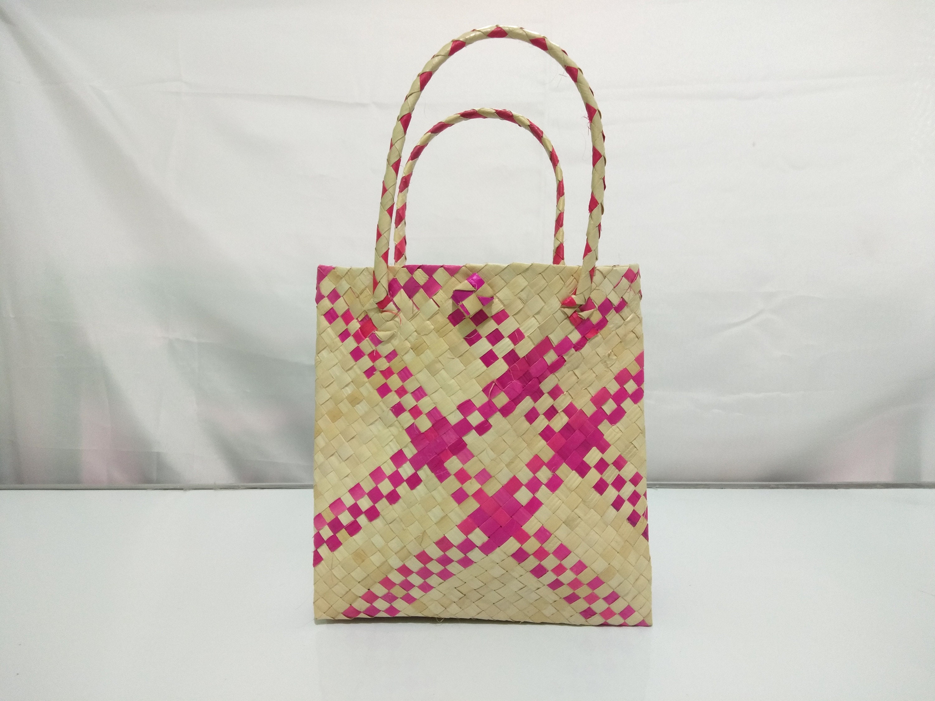 Handwoven Buri Tote Bag Made in Philippines Made of Buri Etsy