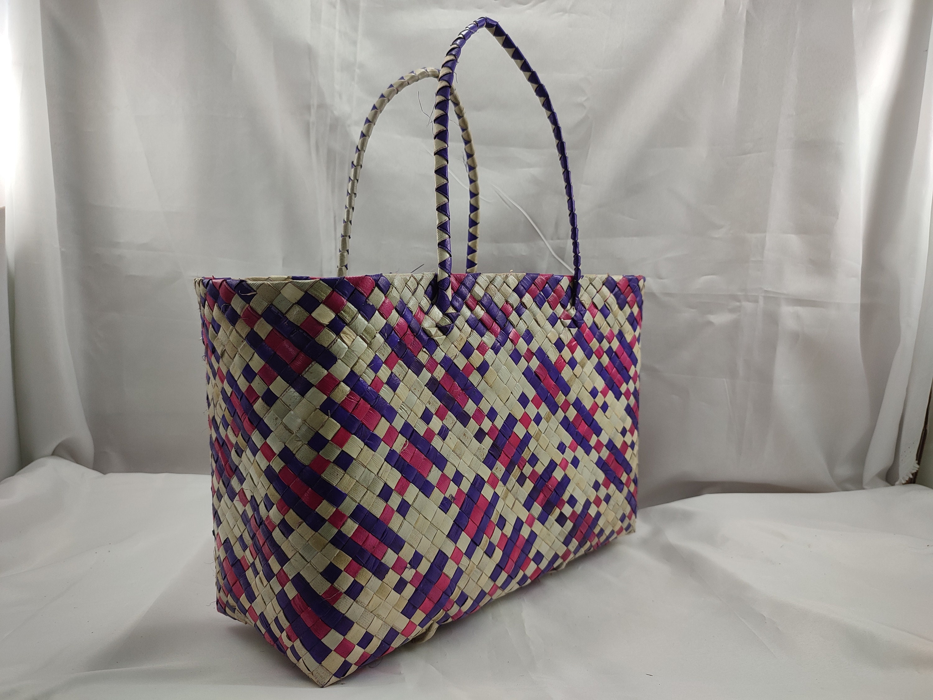 Pretty Bayong Bag Made in Philippines Handwoven Buri Bag - Etsy UK