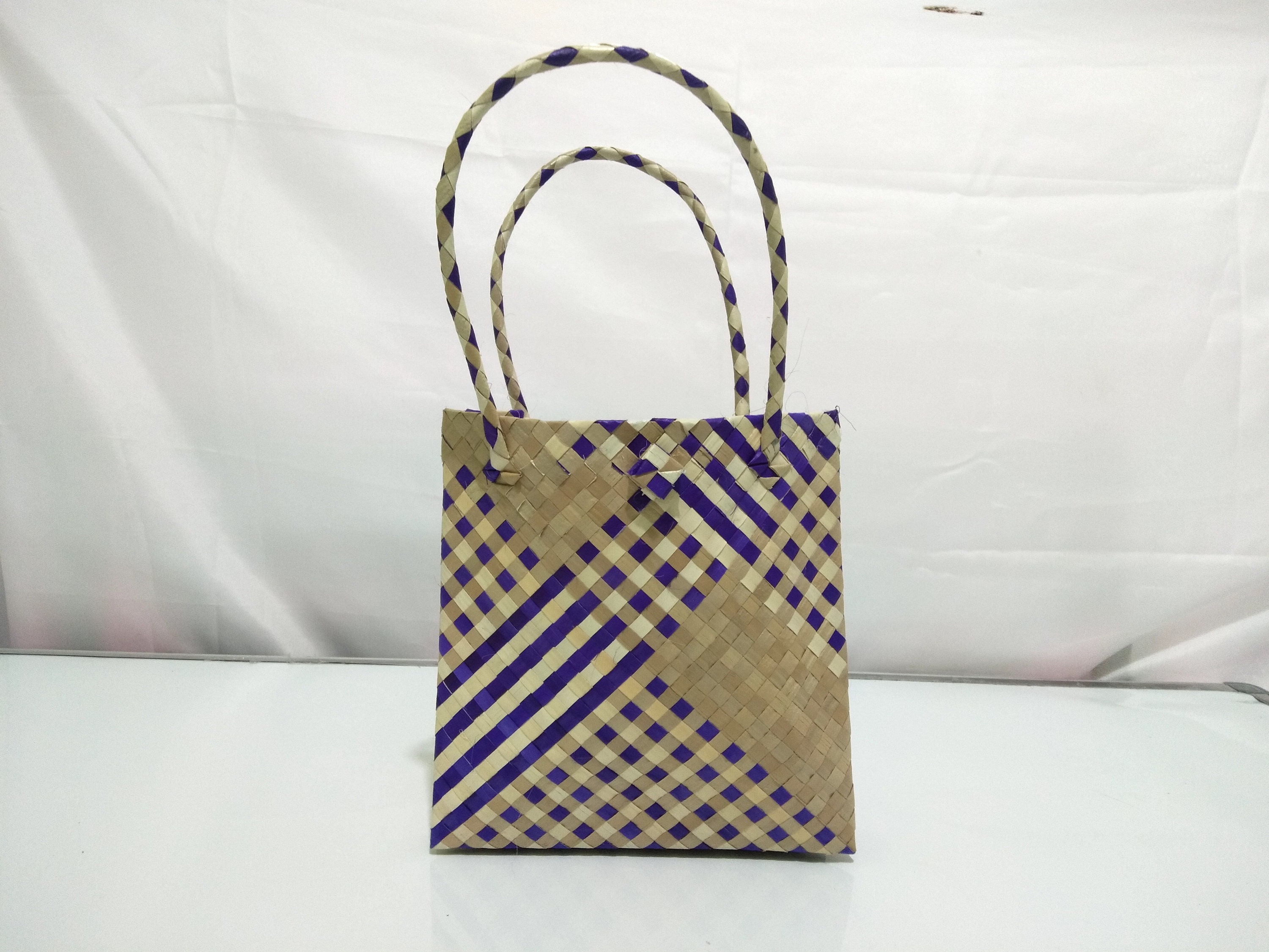 Handwoven Buri Tote Bag Made in Philippines Made of Buri Etsy