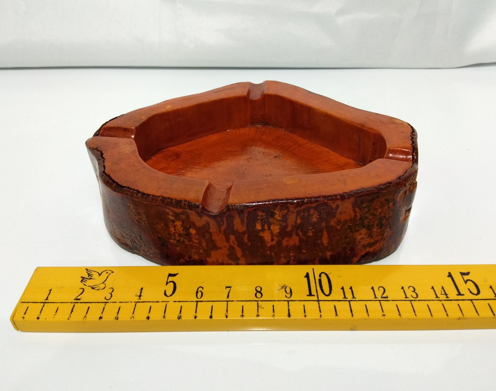 Wooden Bark Ashtray Made in Philippines Ashtray for Men Etsy