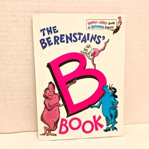 The Berenstains B Book by Stanley and Janet Berenstains Vintage Children&#39;s Book, 1970s Beginner&#39;s Book. Collectible Picture Book