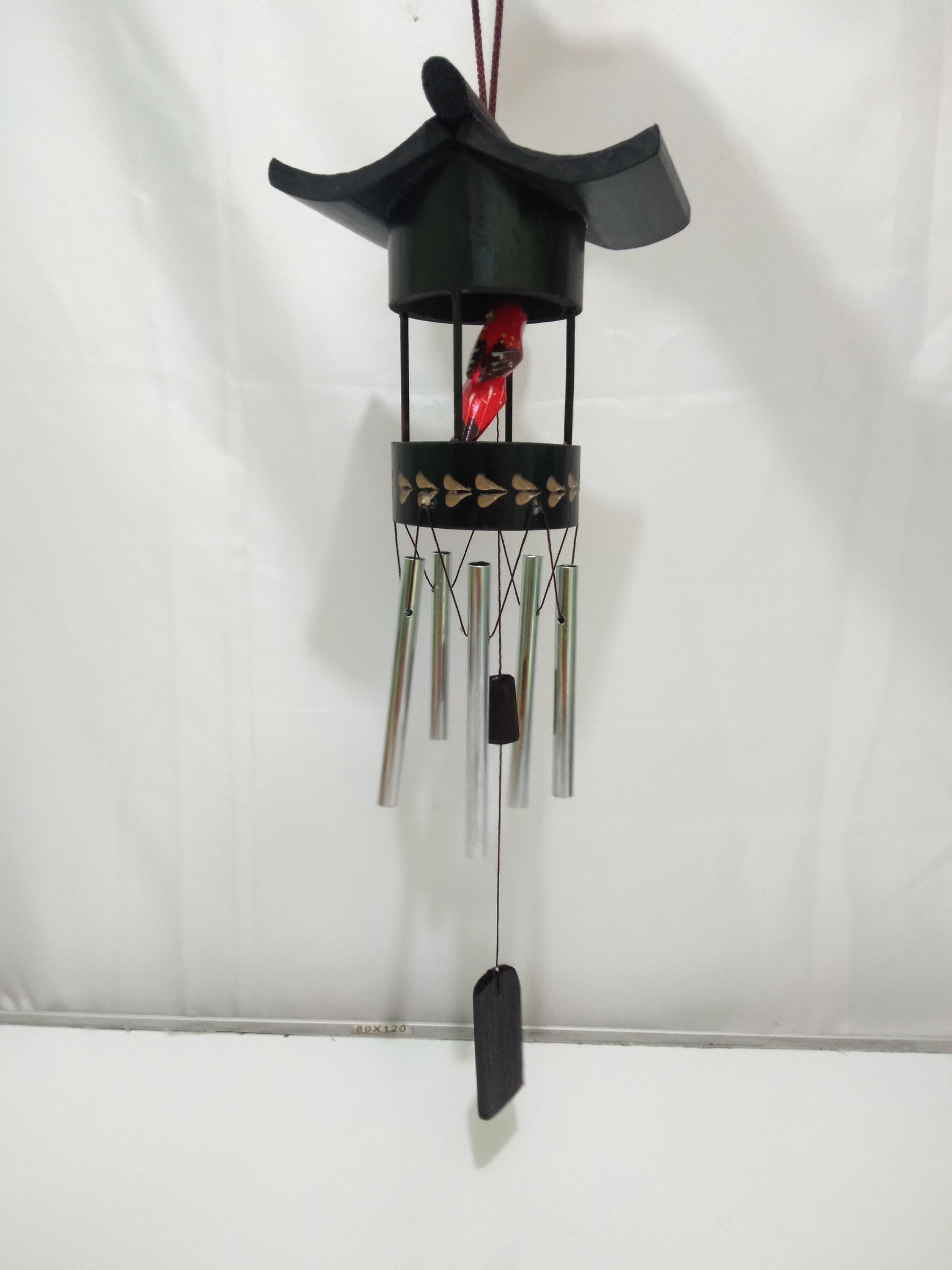 Bird Bamboo Wind Chime Made in Philippines Bahay Kubo Etsy