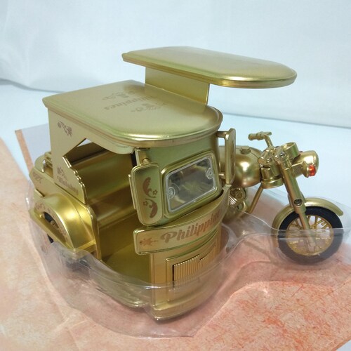 Philippine Tricycle Diecast Metal Gold Edition Toy Made in Etsy