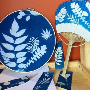 Cyanotypie Kit - DIY Solardruck - Lichtempfindliche Lösung - Outdoor Craft - Nature Craft
