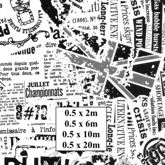 Hydrographic Water Transfer Film - Hydrographic dipping - Water Dipping Film - Hydro Dipping Print Newspaper Articles
