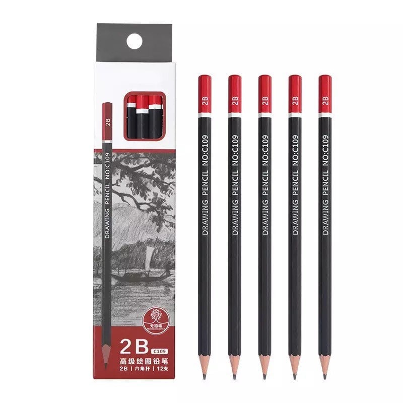 Pro Art Drawing Pencils 4 Pkg-2h HB B 2B