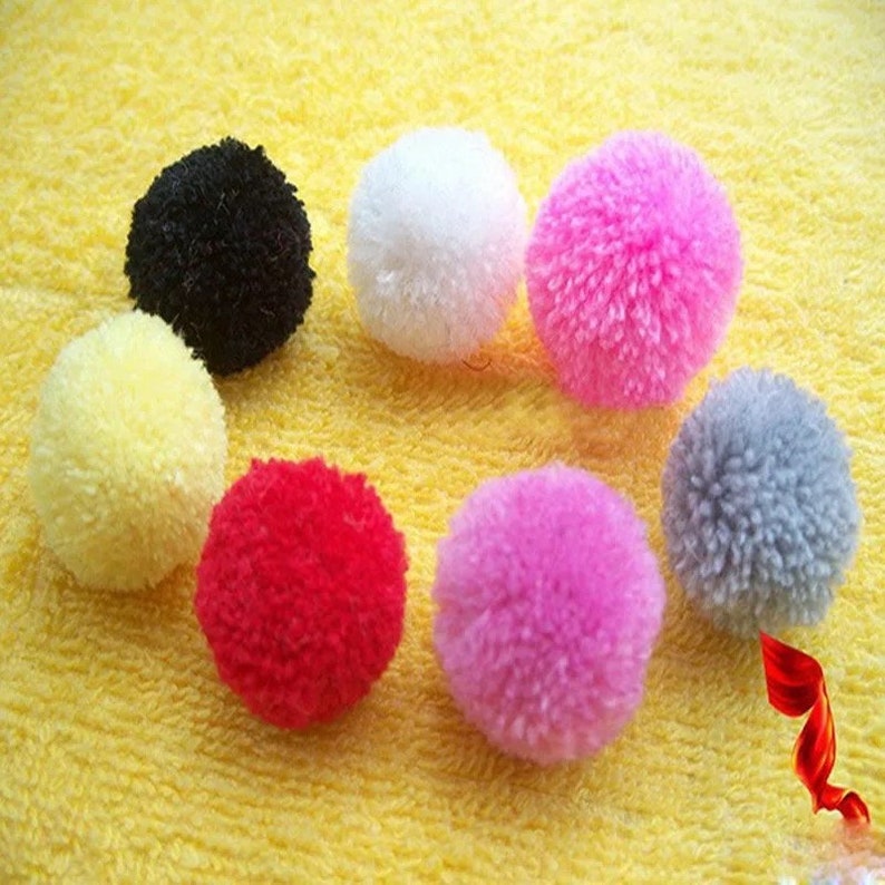 Set von 4 Pom Pom Maker DIY Pompom Werkzeuge Bild 4