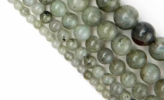 Labradorite Stone Beads - Round Natural Stone - 4, 6, 8, 10mm