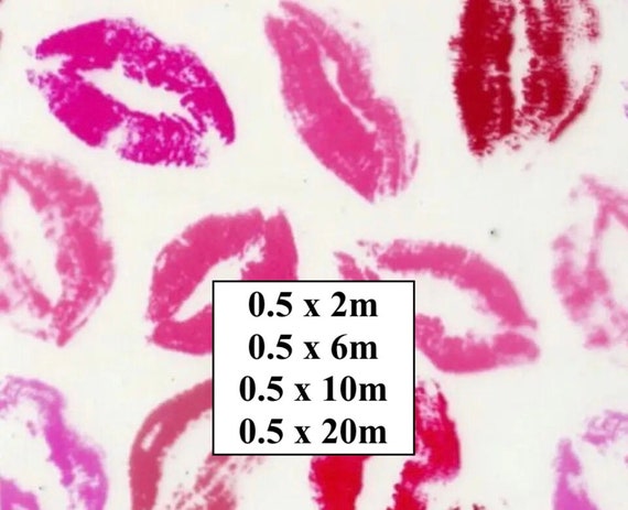 Hydrographic Water Transfer Film - Hydrographic dipping - Water Dipping Film - Hydro Dipping Print Lipstick