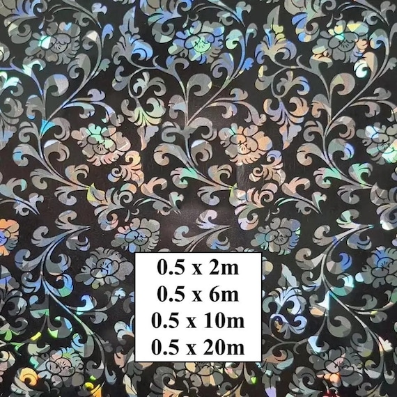 Hydrographic Water Transfer Film - Holographic Foil Water dipping Film - Metallic Hydro Dipping Print Laser #7