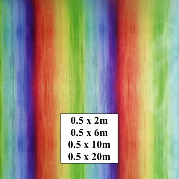 Hydrographic Water Transfer Film - Hydrographic dipping - Water Dipping Film - Hydro Dipping Print Rainbow Paint