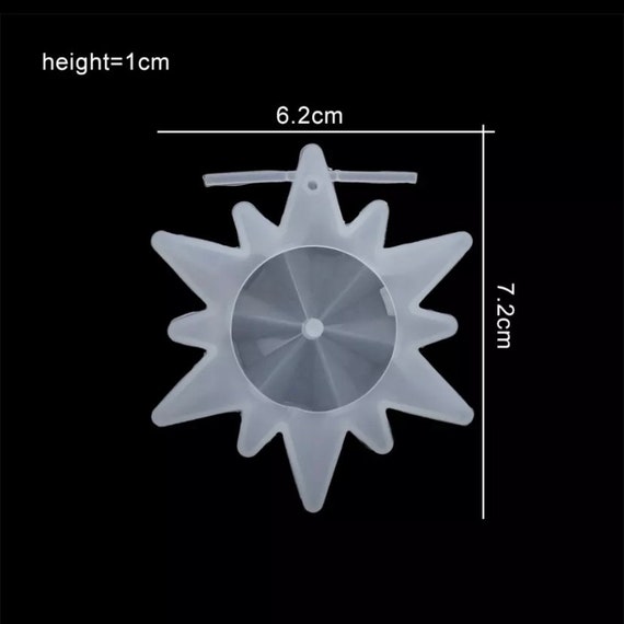 Snowflake Silicone Mould #13 - Mould for Epoxy Resin Castings