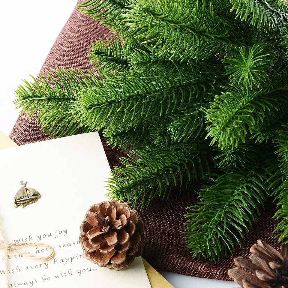 DIY Artificial Pine Branches For Home Christmas Decor Clearance  50/100/Christmas Greenery With Cedar Picks And Garland Wreath From  Xianstore09, $34.68