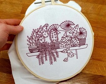 Embroidery For Beginners • Stitching A Kit • Tracing Patterns