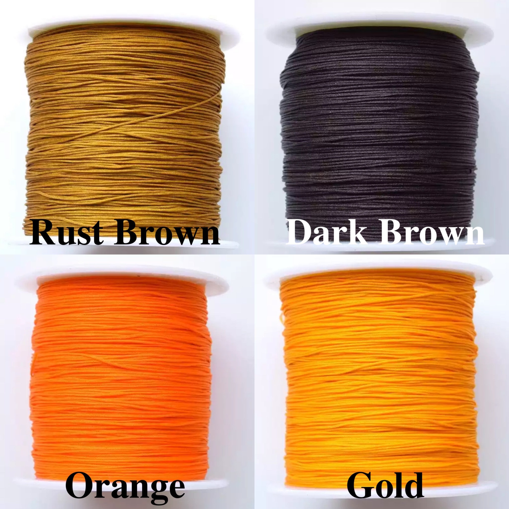 Braided Nylon Jewelry Cord 0.2 mm 0.6 mm 0.8 mm - Beading String Threa –  LightningStore