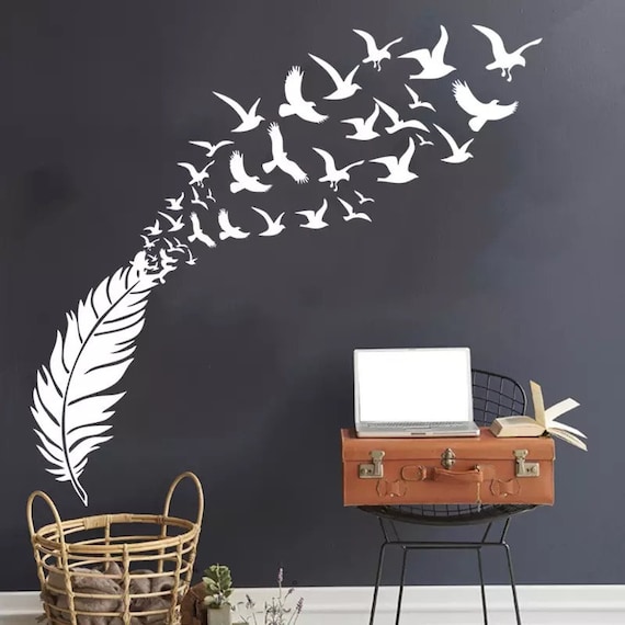 Doves Wall Decal – Vinyl Wall Sticker – Removable Wall Art for Home decor
