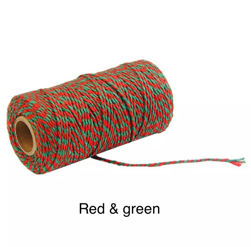 2 Spools Ecru MACRAME Cord Cotton Rope 1.5MM Cotton String Twisted CORD  Cotton Twine Macrame Rope 164yd/150m/492ft 