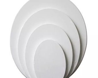 Oval Canvas on Frame - Blank and Stretched - 2 Sizes - Artist Painting Supply