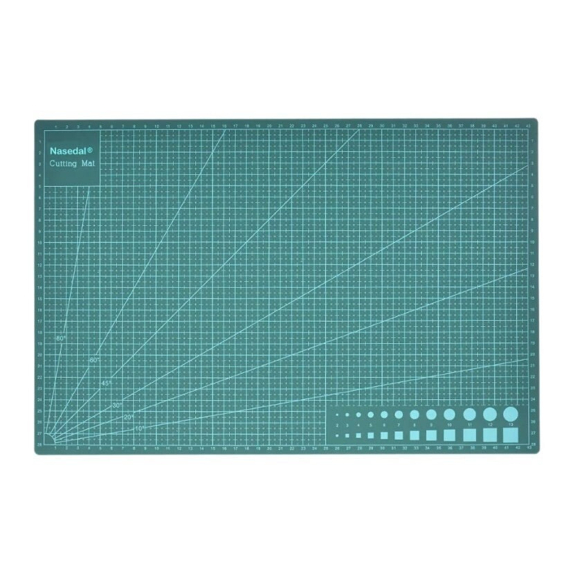 Self-Healing Cutting Mat, A2 Size Cutting Mat 18x24 inch PVC Double Sided  Non-Slip Gridded Rotary Mat for Cutting Sewing Craft