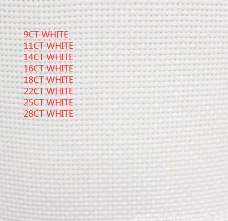 Cross Stitch Canvas Cloth Embroidery Fabric 100 Cotton Etsy