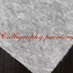 Durchsichtiges Reispapier 10 Blatt - Natürliches Farbe Kalligraphie Papier - Handgeschöpftes Papier