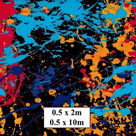 Hydrographic Water Transfer Film - Hydrographic dipping - Water Dipping Film - Hydro Dipping Print Paint Splatters