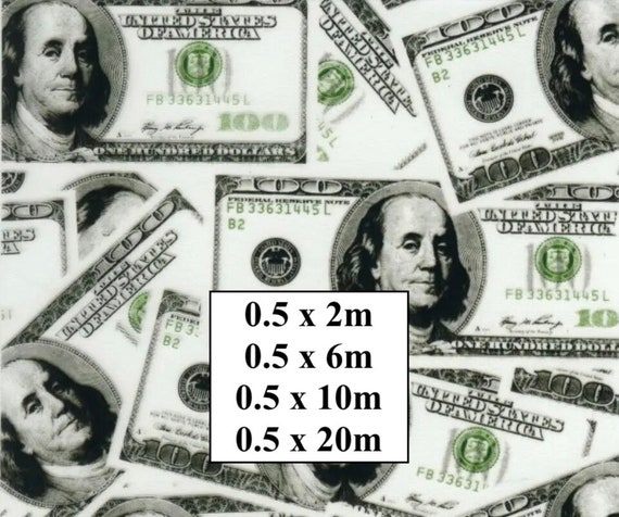 Hydrographic Water Transfer Film - Hydrographic dipping - Water Dipping Film - Hydro Dipping Print American Dollars