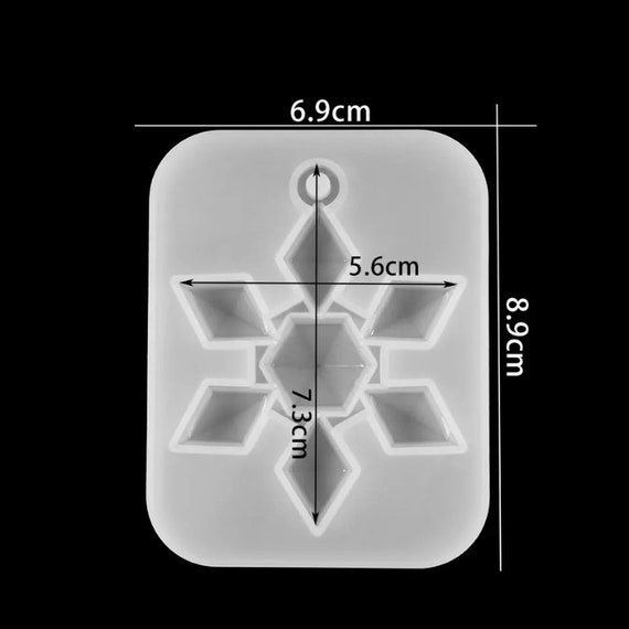 Snowflake Silicone Mould #15 - Mould for Epoxy Resin Castings