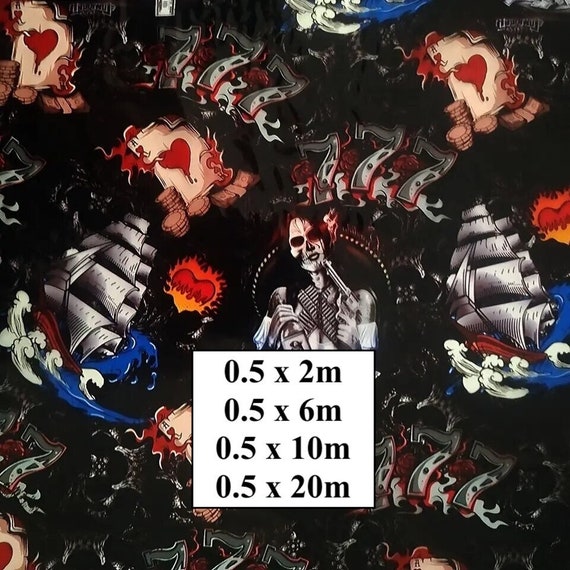 Hydrographic Water Transfer Film - Hydrographic dipping - Water Dipping Film - Hydro Dipping Print 777