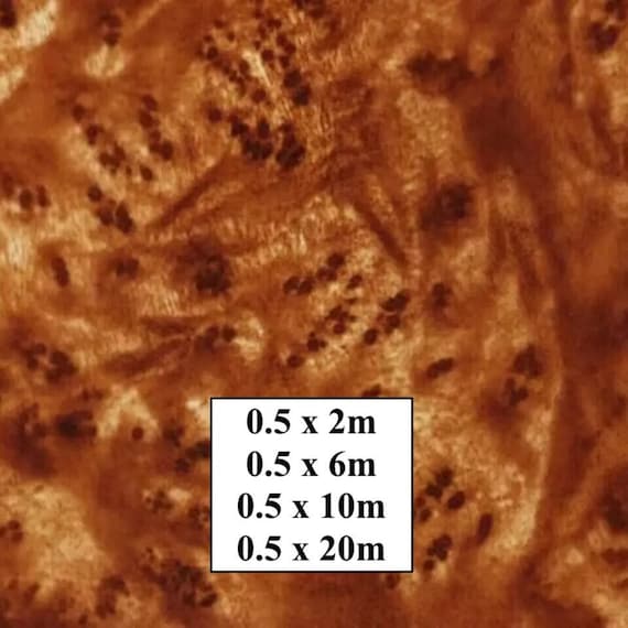 Hydrographic Water Transfer Film - Hydrographic dipping - Water Dipping Film - Hydro Dipping Print Brown