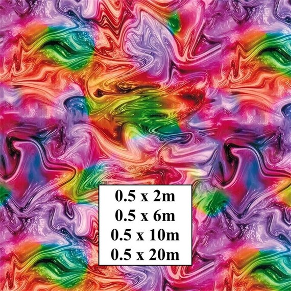 Hydrographic Water Transfer Film - Hydrographic dipping - Water Dipping Film - Hydro Dipping Print Colour Swirls