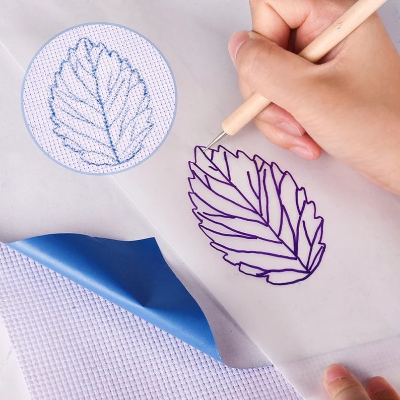 10 Pack Embroidery Transfer Paper - Pattern Transfer - Water Soluble ...