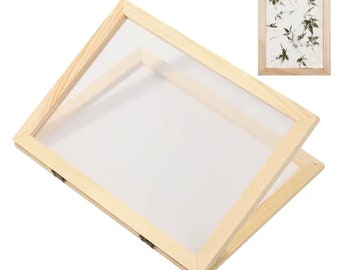 Papierherstellungsrahmen - Mould and Deckle - Doppelter Rahmen