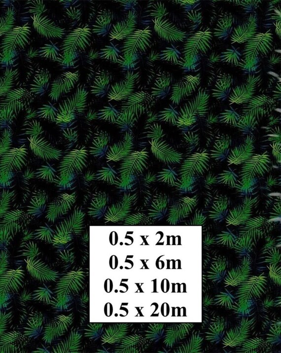 Hydrographic Water Transfer Film - Hydrographic dipping - Water Dipping Film - Hydro Dipping Print Green Leaves