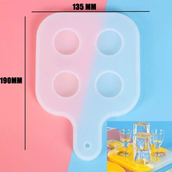 Candle or Cup Tray Silicone Mould - Square - Mould for Epoxy Resin Castings