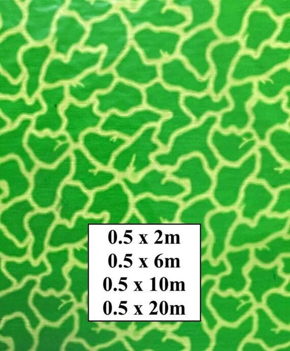 Hydrographic Water Transfer Film - Hydrographic dipping - Water Dipping Film - Hydro Dipping Print Green Shapes