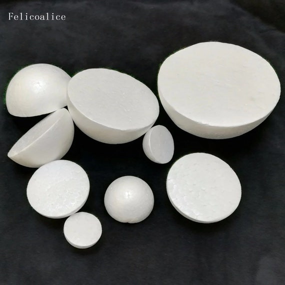 4pcs White Foam Cone Shape With 10cm Height And 4cm Base Diameter