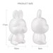 White Styrofoam Bunny - White Polystyrene Foam Shapes - DIY Home Decor 